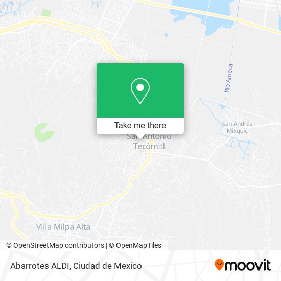 Abarrotes ALDI map