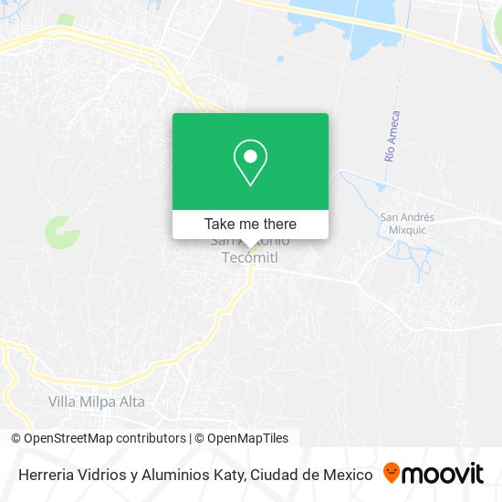 Herreria Vidrios y Aluminios Katy map