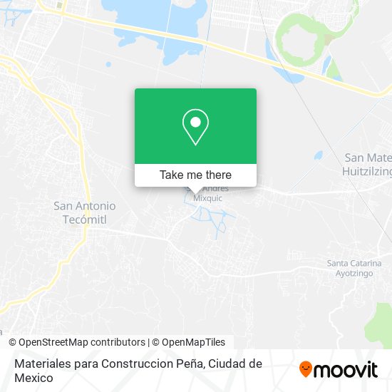 Materiales para Construccion Peña map