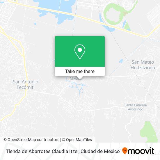 Mapa de Tienda de Abarrotes Claudia Itzel