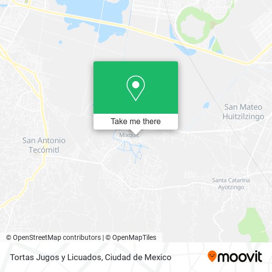 Mapa de Tortas Jugos y Licuados