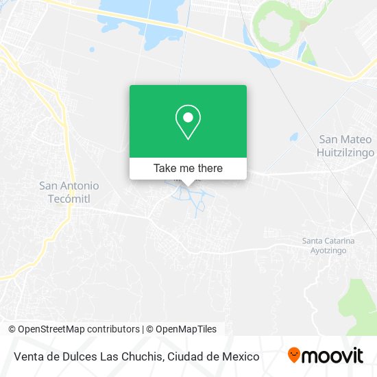 Mapa de Venta de Dulces Las Chuchis