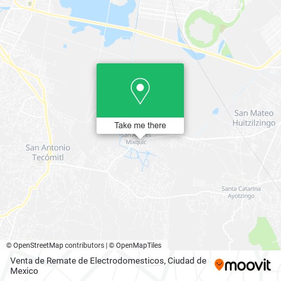 Venta de Remate de Electrodomesticos map