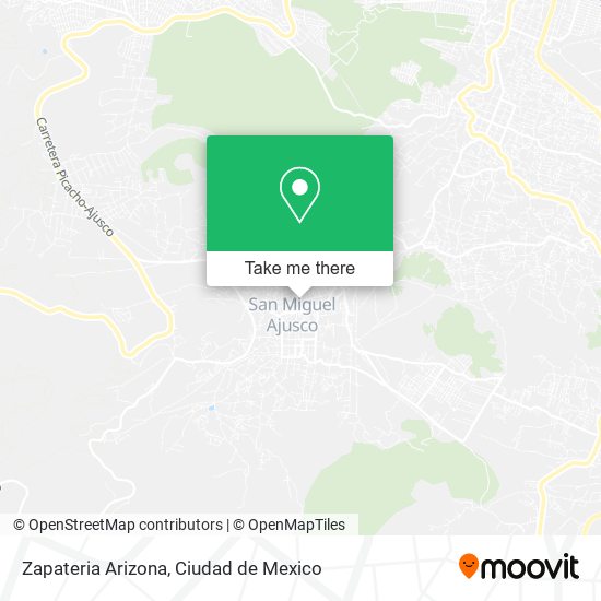 Zapateria Arizona map