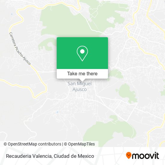 Recauderia Valencia map