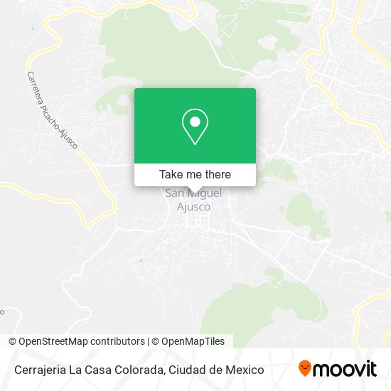 Cerrajeria La Casa Colorada map