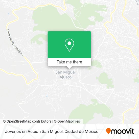 Jovenes en Accion San Miguel map