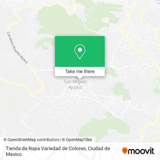 Tienda de Ropa Variedad de Colores map