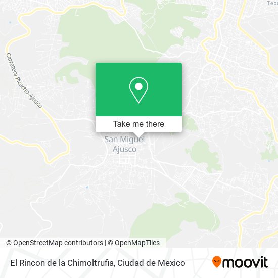 El Rincon de la Chimoltrufia map