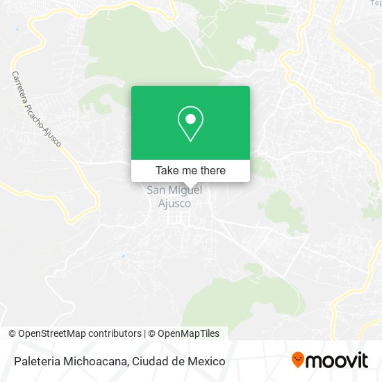 Paleteria Michoacana map