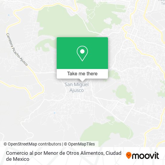 Comercio al por Menor de Otros Alimentos map