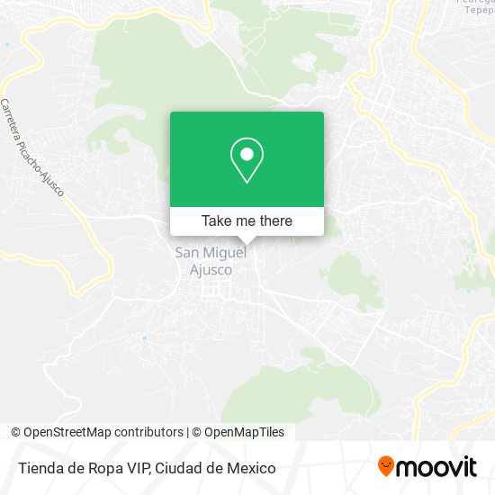 Tienda de Ropa VIP map