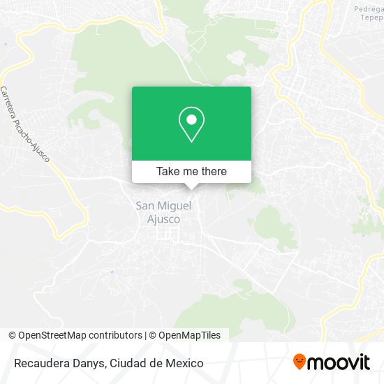 Recaudera Danys map