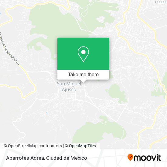 Abarrotes Adrea map