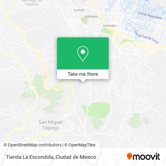 Tienda La Escondida map