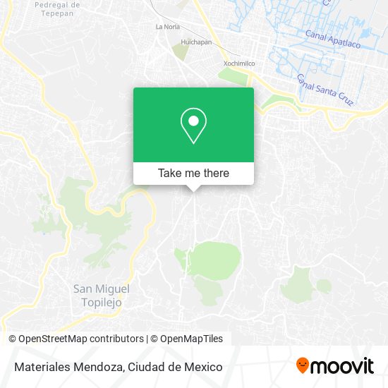 Mapa de Materiales Mendoza