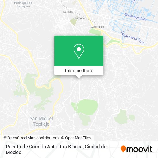 Puesto de Comida Antojitos Blanca map