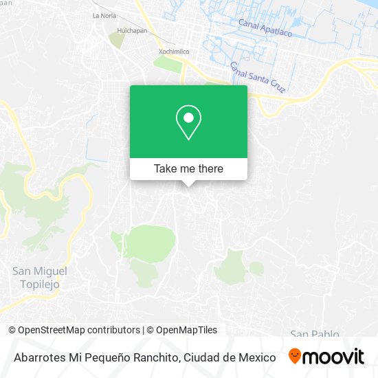 Mapa de Abarrotes Mi Pequeño Ranchito