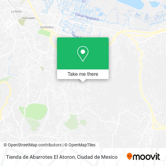 Tienda de Abarrotes El Atoron map
