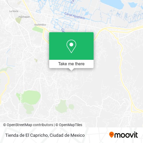 Tienda de El Capricho map