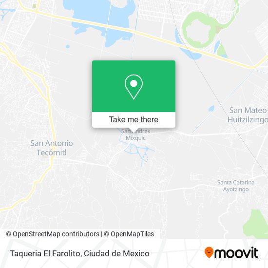 Mapa de Taqueria El Farolito