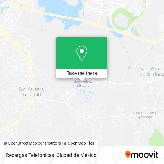 Mapa de Recargas Telefonicas