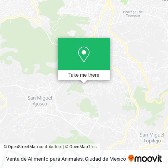 Mapa de Venta de Alimento para Animales