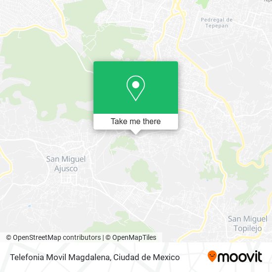 Telefonia Movil Magdalena map
