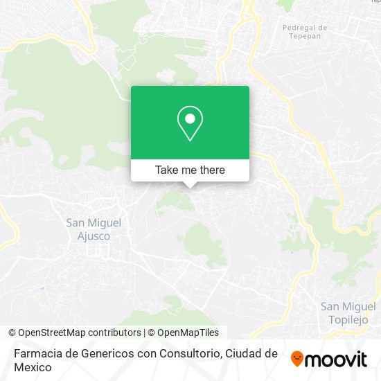 Farmacia de Genericos con Consultorio map