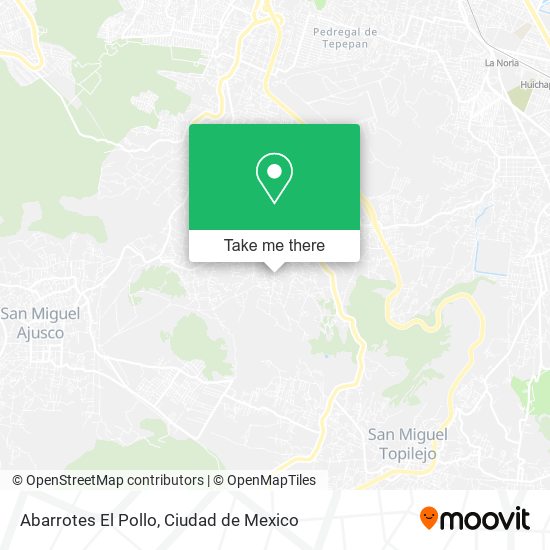 Abarrotes El Pollo map