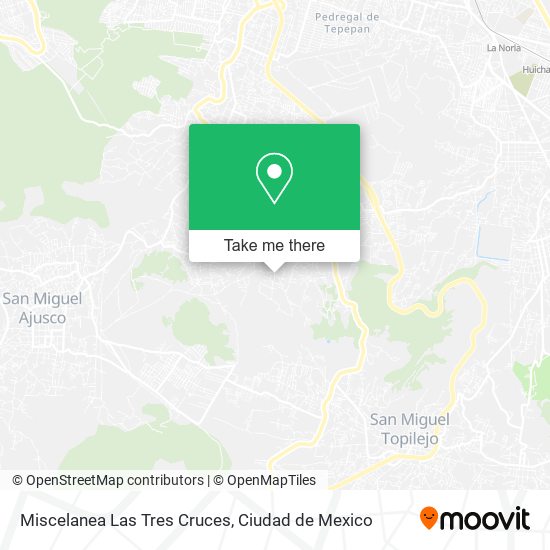 Miscelanea Las Tres Cruces map