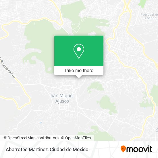 Abarrotes Martinez map