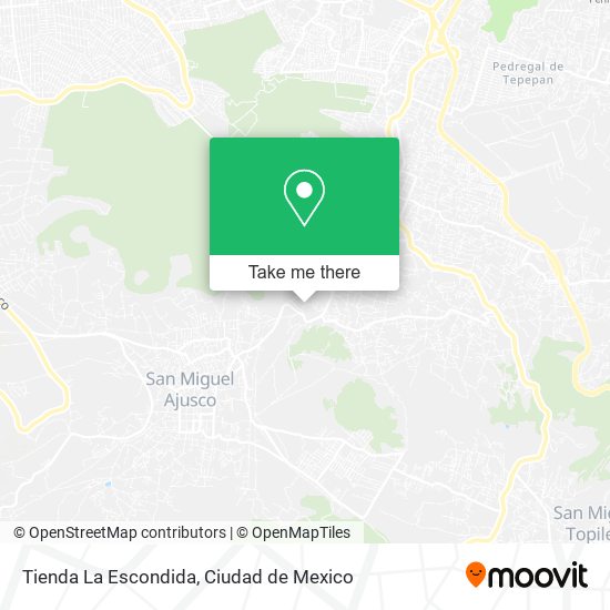 Tienda La Escondida map
