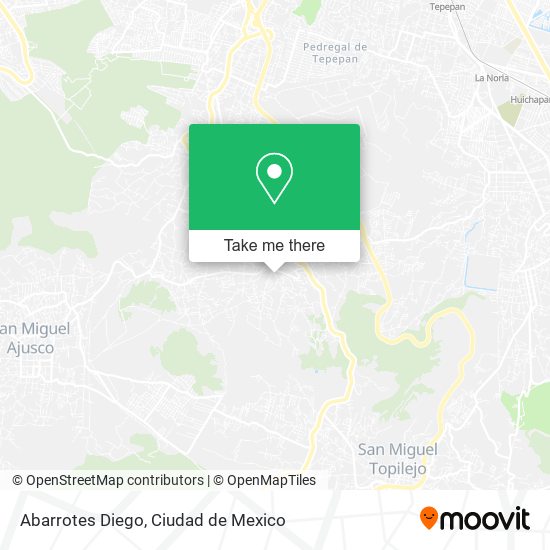 Abarrotes Diego map