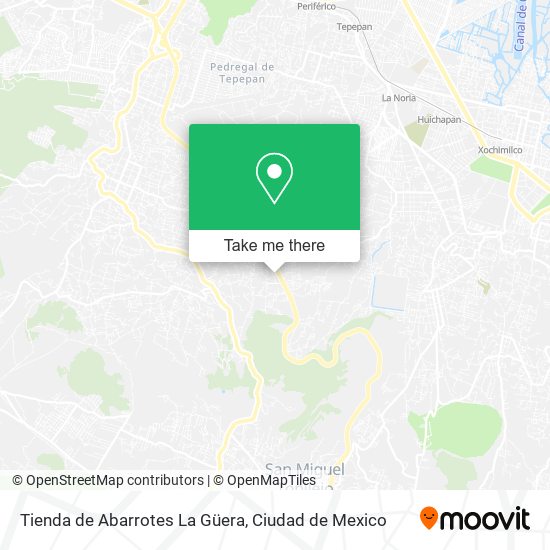 Tienda de Abarrotes La Güera map