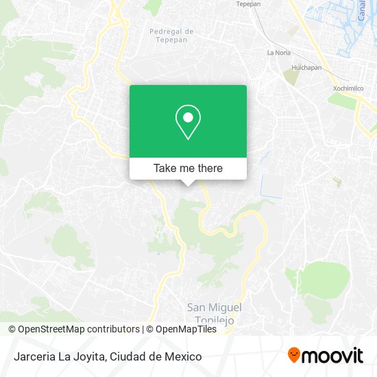 Jarceria La Joyita map