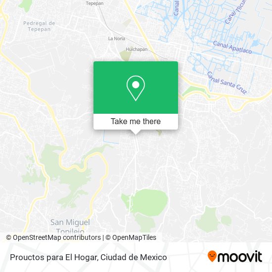 Prouctos para El Hogar map