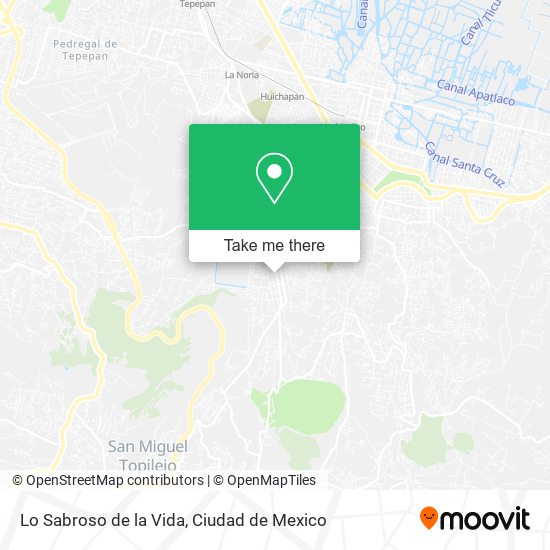 Lo Sabroso de la Vida map