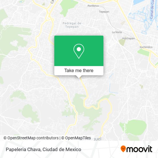 Mapa de Papeleria Chava