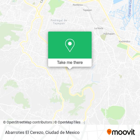 Abarrotes El Cerezo map