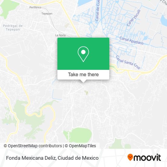 Fonda Mexicana Deliz map