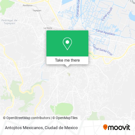 Antojitos Mexicanos map