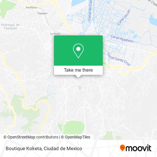 Boutique Koketa map