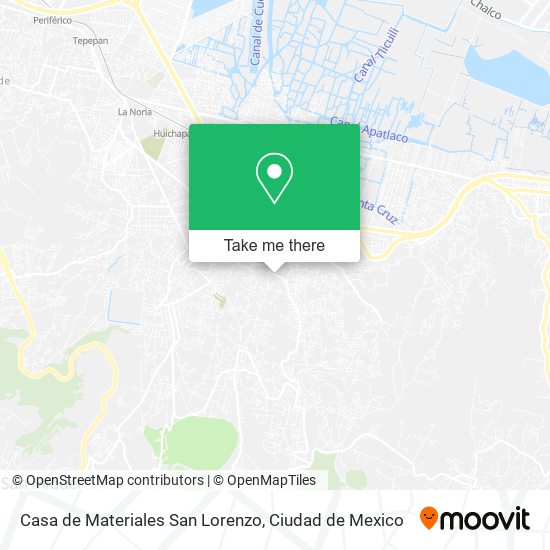 Casa de Materiales San Lorenzo map
