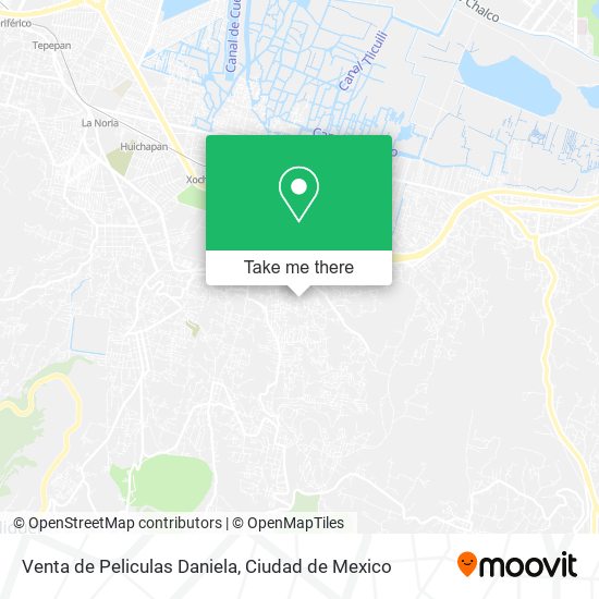 Mapa de Venta de Peliculas Daniela