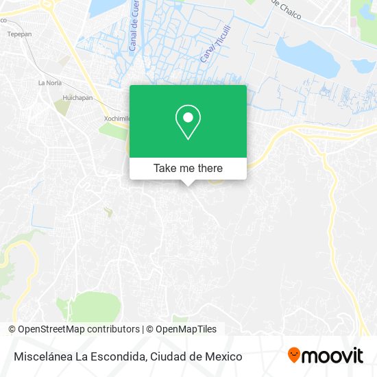 Miscelánea La Escondida map