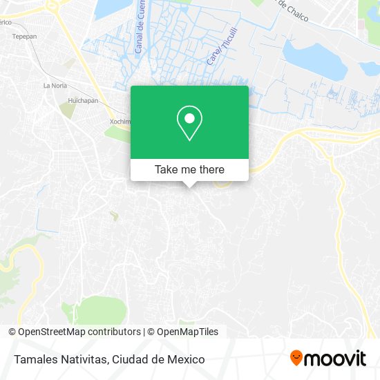 Tamales Nativitas map