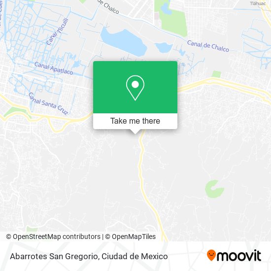 Abarrotes San Gregorio map