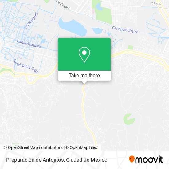 Mapa de Preparacion de Antojitos