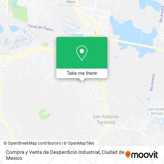 Compra y Venta de Desperdicio Industrial map